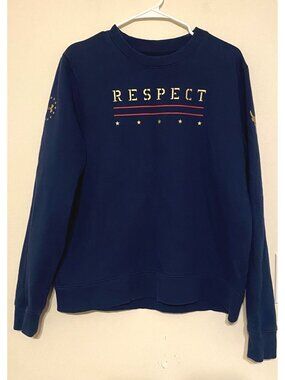 Under Armour Women's‎ Navy Blue Freedom Project Rock Crewneck Sweatshirt Size XL